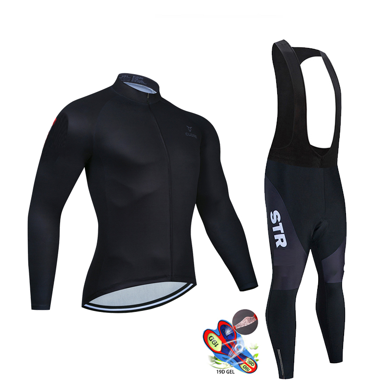 Cycling Gear Brands - STR 사이클링 의류 세트 남성용, 가을