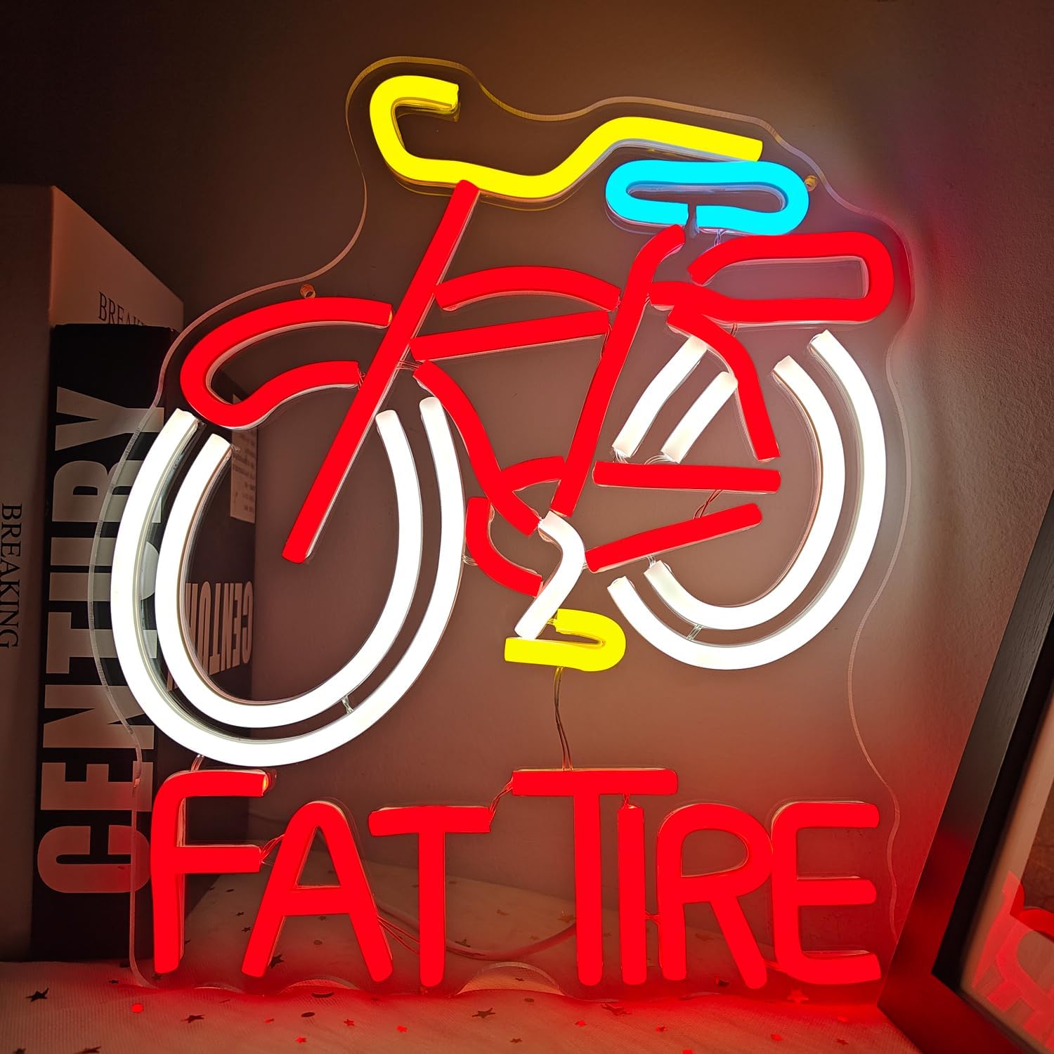 Cycling Gear Store - 팻 타이어 자전거 LED 네온사인 USB