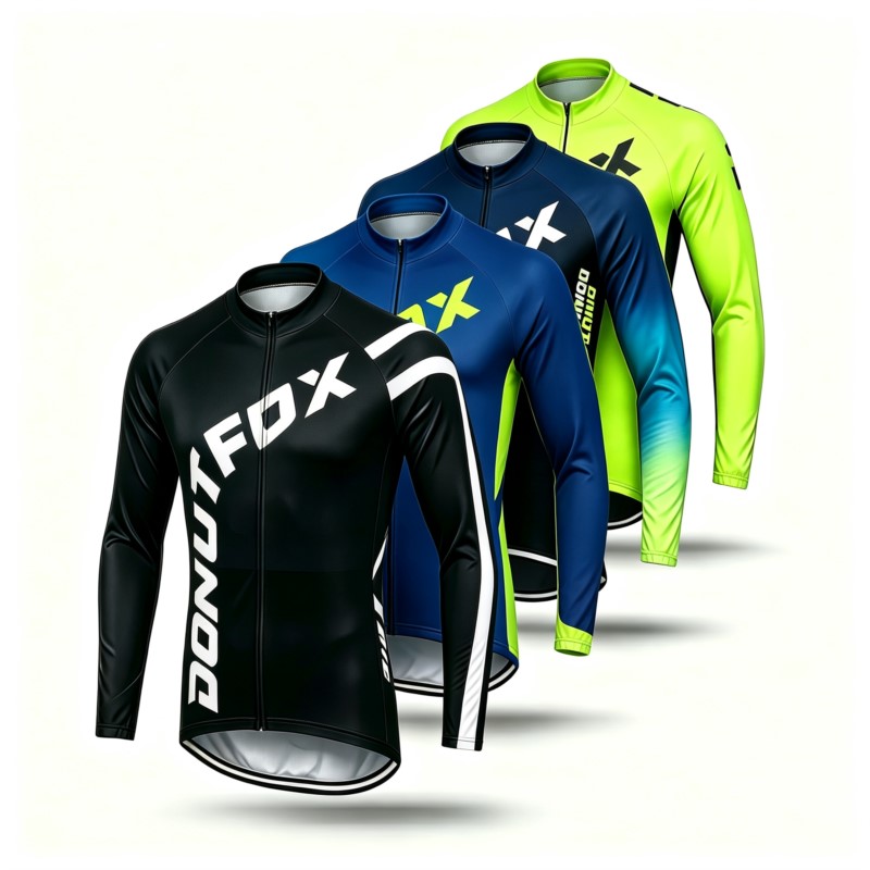 Cycling Gear Brands - 남성용 긴팔 MTB 저지 및 사이클링