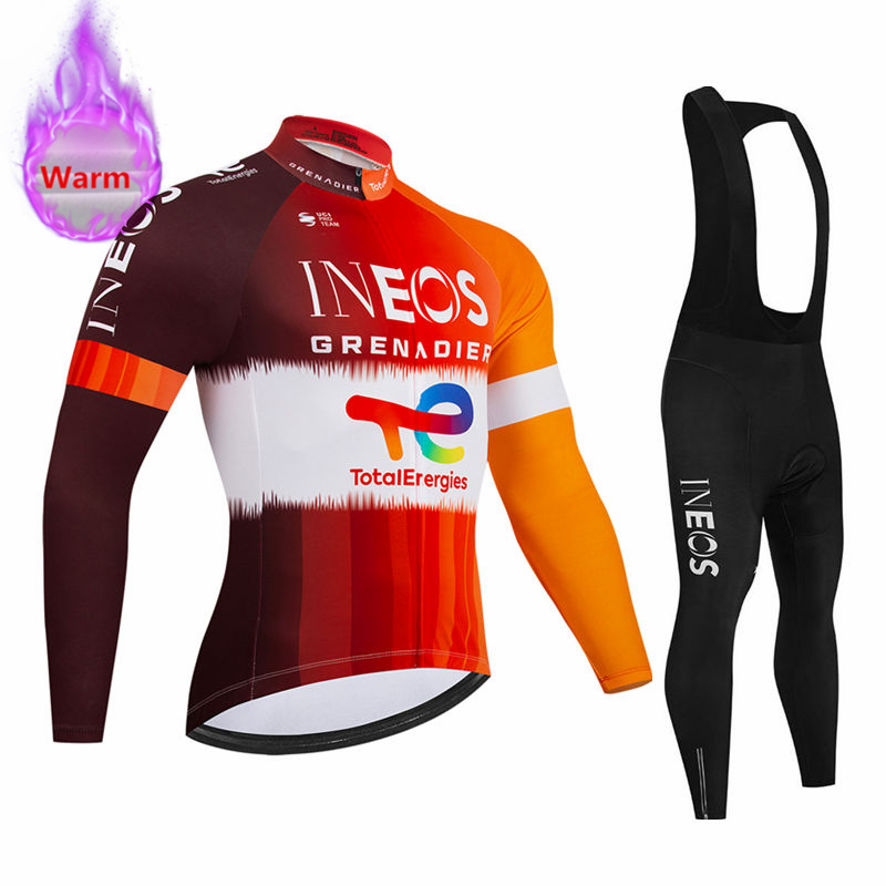 Cycling Gear Brands - 이네오스 팀 겨울용 긴팔 보온 플리스