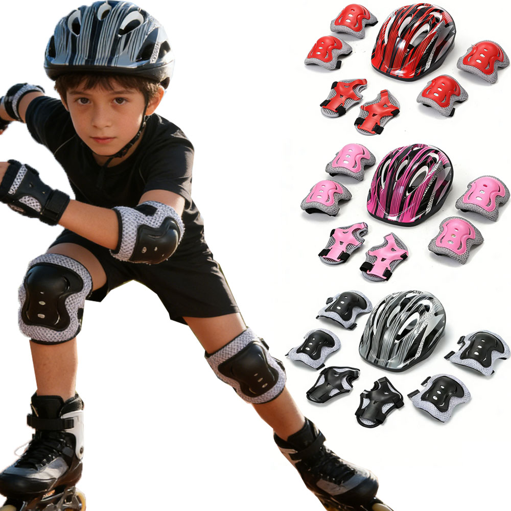 Cycling Protective Gear For Kids - 자전거 스포츠 보호 장비 세트 조절
