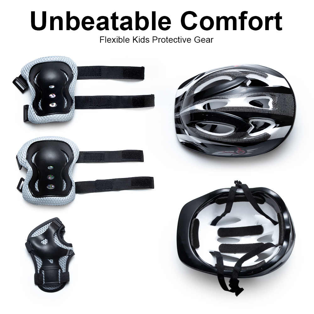 7 in 1 어린이 보호 장비 세트 (스포츠 헬멧, 무 - Cycling Protective Gear For Kids 리뷰 및 가격