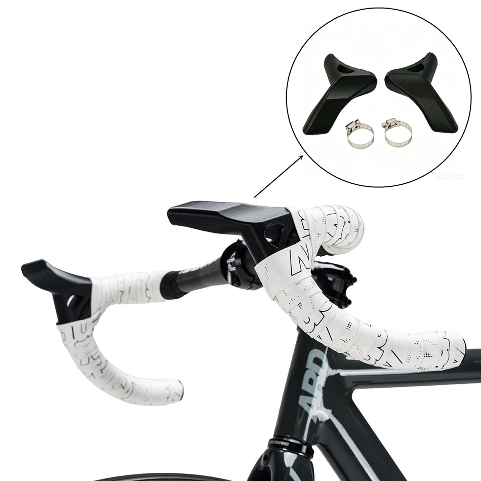 1쌍 아덴리 3D 프린팅 그립 자전거 드롭 핸들바 릴렉 - Cycling Gear Brands 리뷰 및 가격