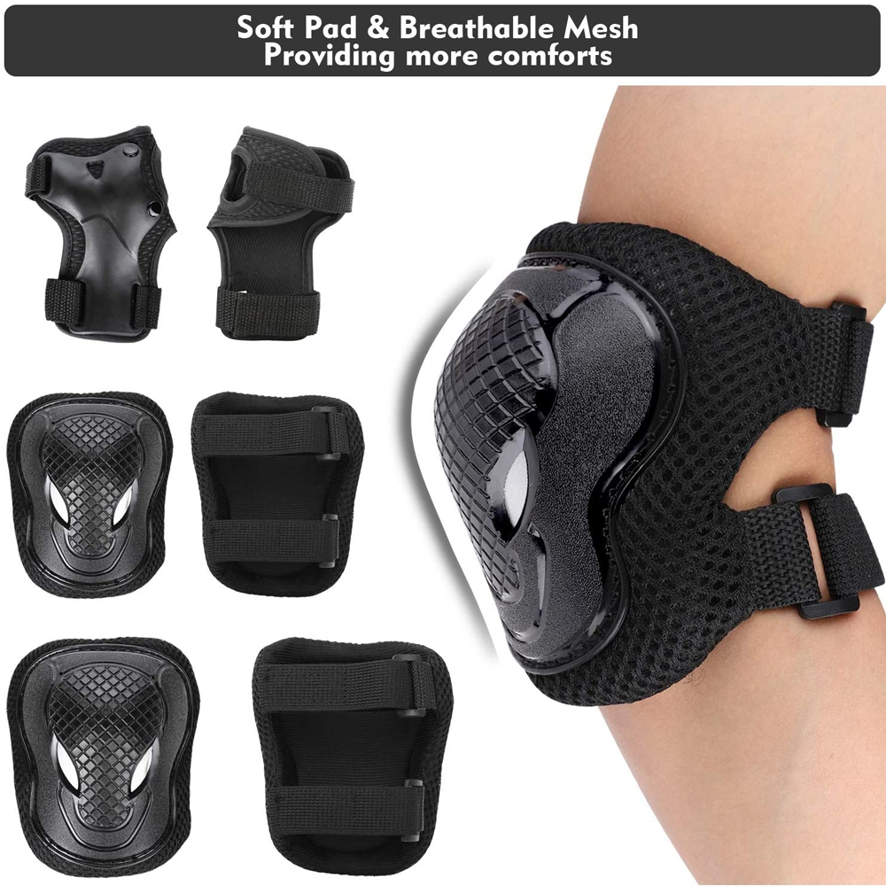 GOMOREON 6 개/대 어린이 안전 무릎 패드 팔꿈 - Cycling Protective Gear For Kids 리뷰 및 가격