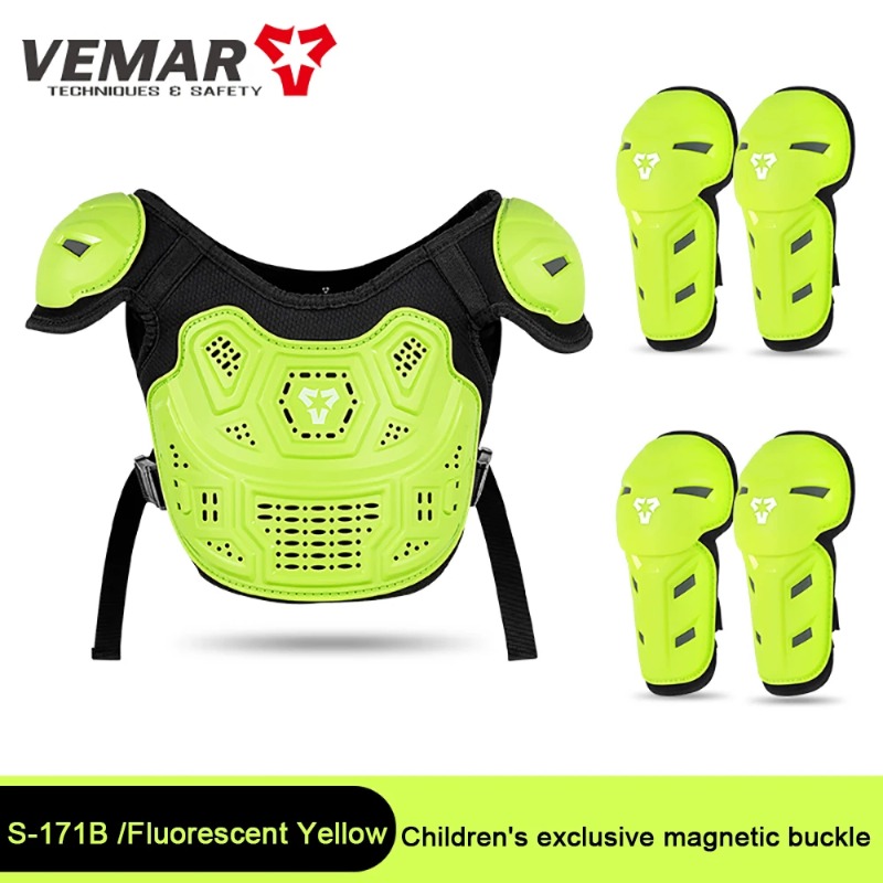 키즈 모토 풀 아머 세트, 모토크로스 보호 조끼 재킷, - Cycling Protective Gear For Kids 리뷰 및 가격