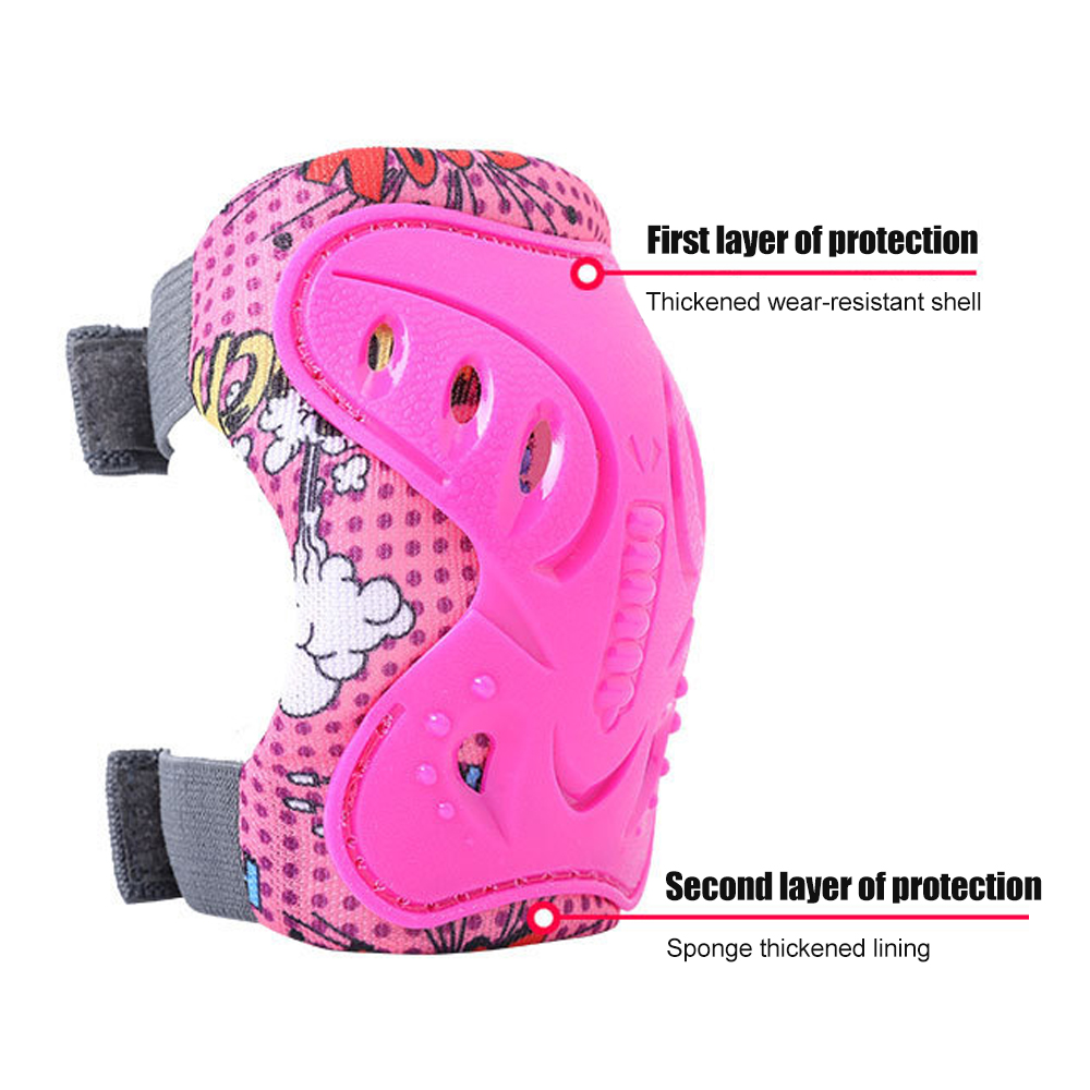 6개입 어린이용 (3-12세) 무릎 팔꿈치 보호대, 롤 - Cycling Protective Gear For Kids 리뷰 및 가격