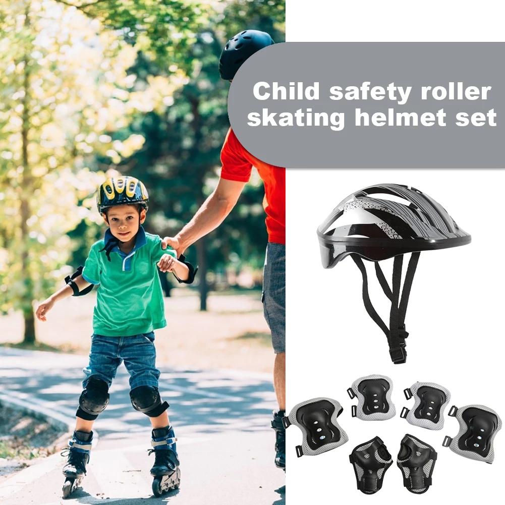 7Pcs 자전거 스포츠 보호 장비 세트 조정 가능한 어 - Cycling Protective Gear For Kids 리뷰 및 가격