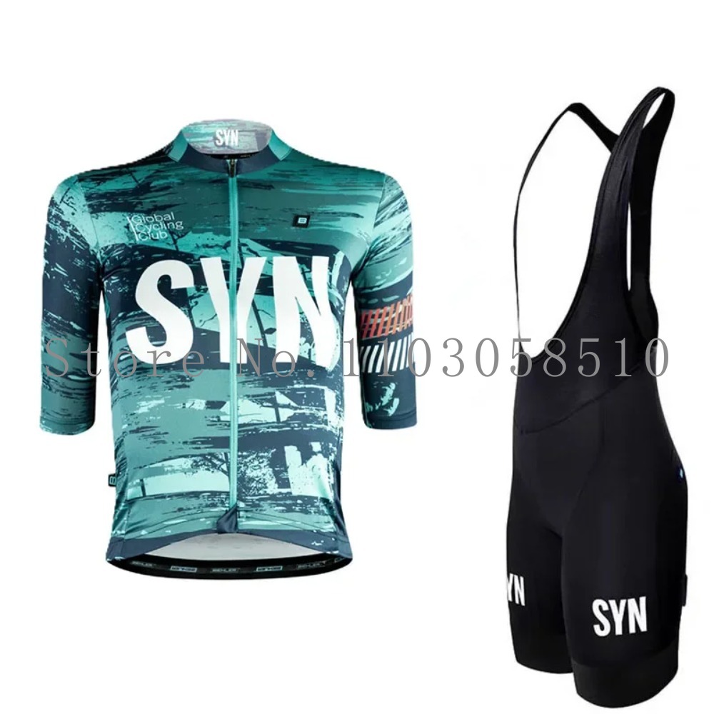 SYN 저지 남성용 빕 스폰지 쿠션 사이클링 슈트 세트 - Cycling Gear Brands 리뷰 및 가격