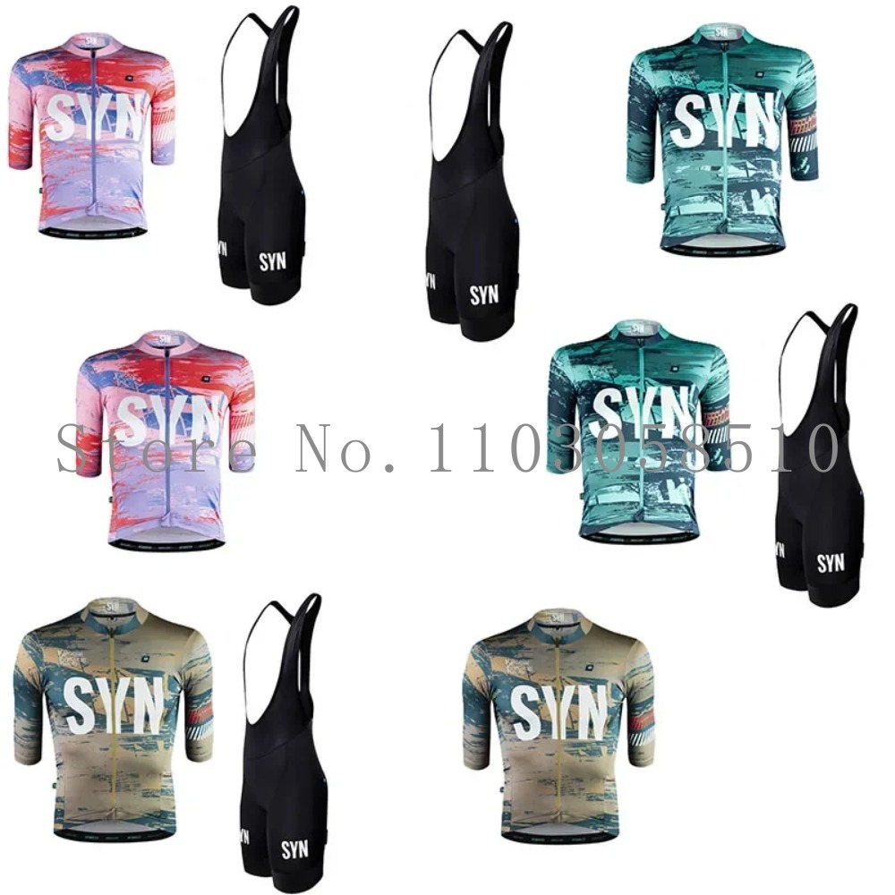 SYN 저지 남성용 빕 스폰지 쿠션 사이클링 슈트 세트 - Cycling Gear Brands 리뷰 및 가격