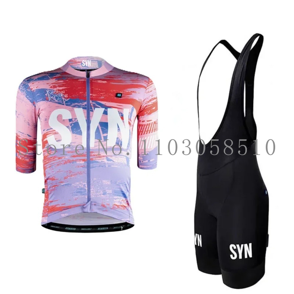 SYN 저지 남성용 빕 스폰지 쿠션 사이클링 슈트 세트 - Cycling Gear Brands 리뷰 및 가격
